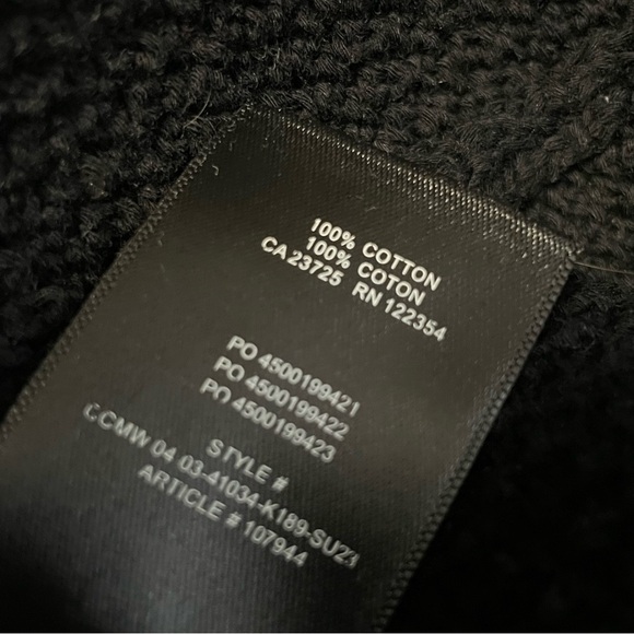 Wilfred Aritzia Black 100% Cotton Knit Tank Top Women’s XL - Picture 9 of 9